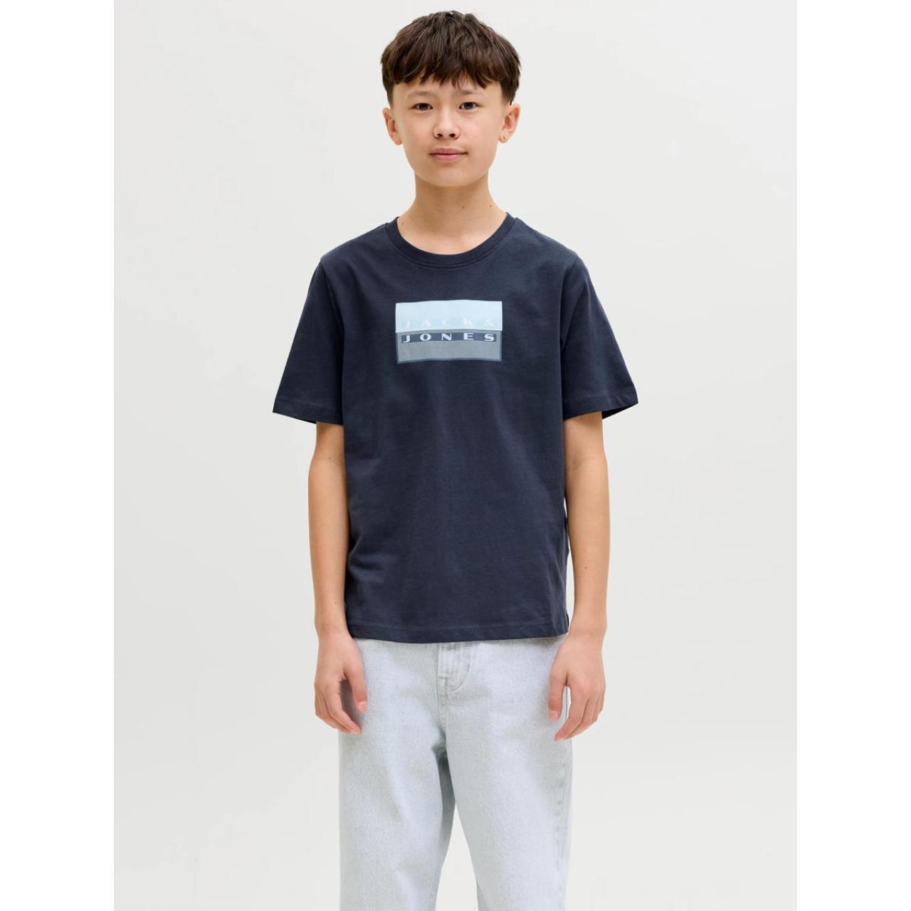 Μπλούζα μακό αγόρι Jack & Jones-12293162-Outer Space