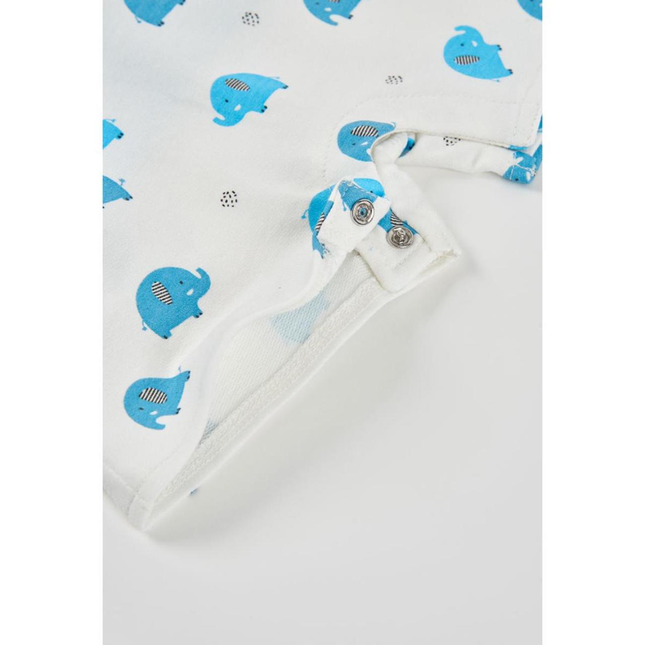 Σετ σαλοπέτα μπεμπέ αγόρι Boboli-213028-9834-White