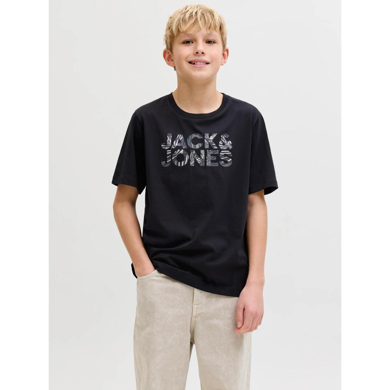 Μπλούζα μακό αγόρι Jack & Jones-12289257-Black