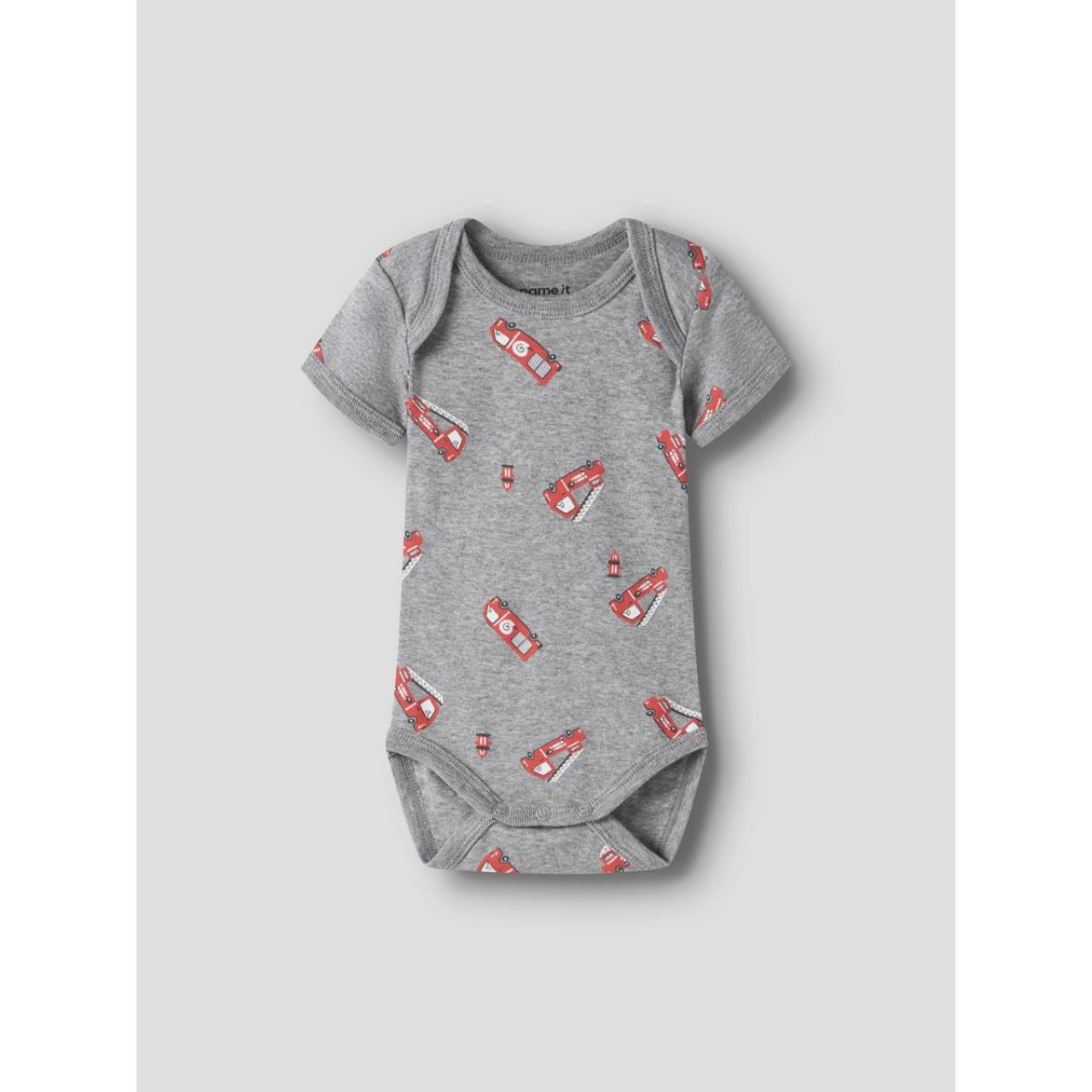 Φορμάκια εσώρουχα μπεμπέ σετ 3 τεμ. αγόρι name it-13252381-Grey Melange