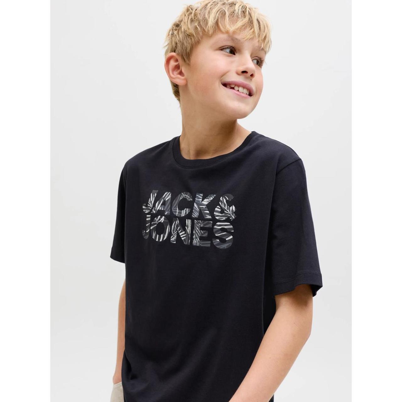 Μπλούζα μακό αγόρι Jack & Jones-12289257-Black