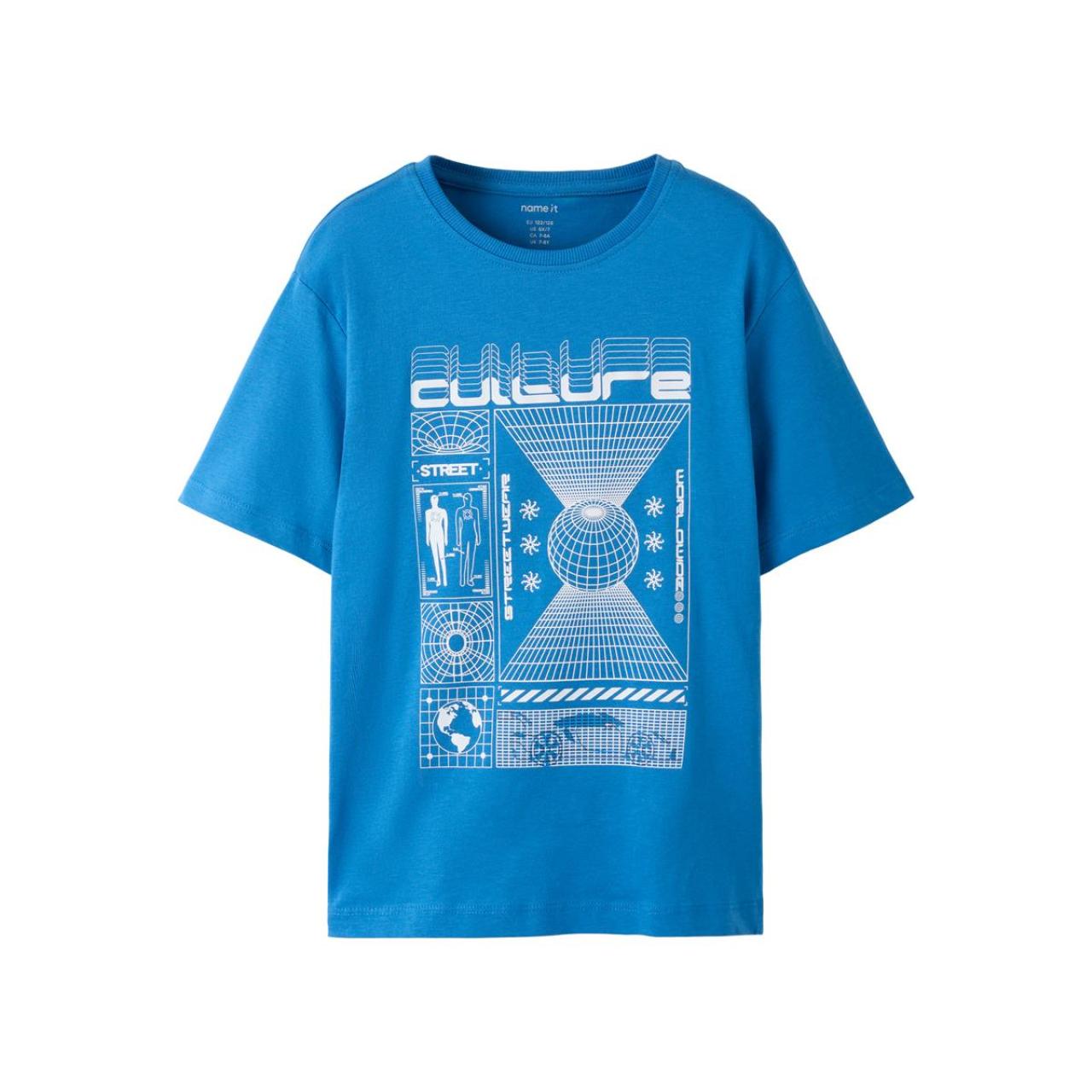 Μπλούζα μακό αγόρι name it-13250961-Star Sapphire