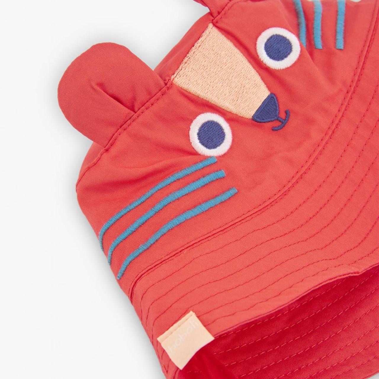 Καπέλο μπεμπέ υφασμάτινο μπεμπέ unisex Boboli-253123-3855-Red φωτογραφία