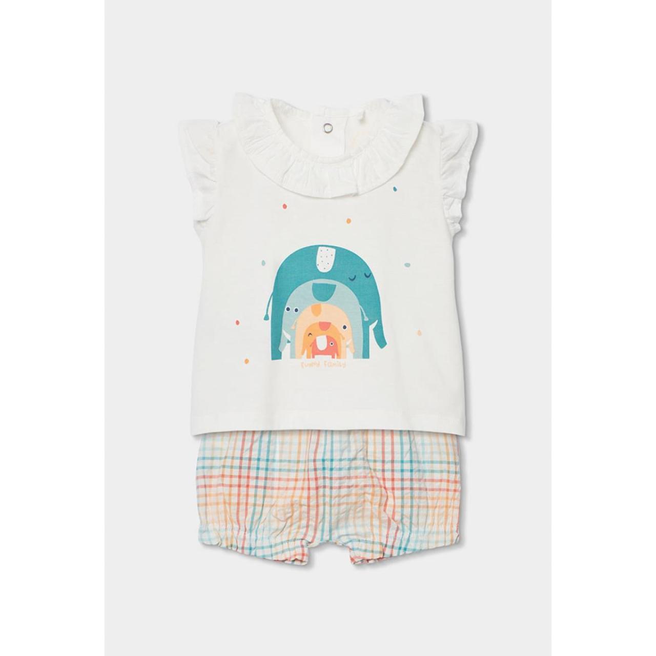 Σετ μπεμπέ μακό μπεμπέ κορίτσι Boboli-153032-1111-White