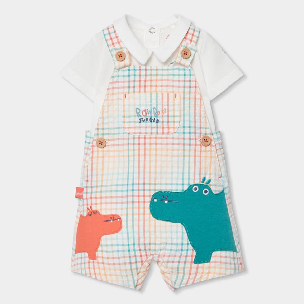 Σετ σαλοπέτα μπεμπέ αγόρι Boboli-253077-9831-Multicolor