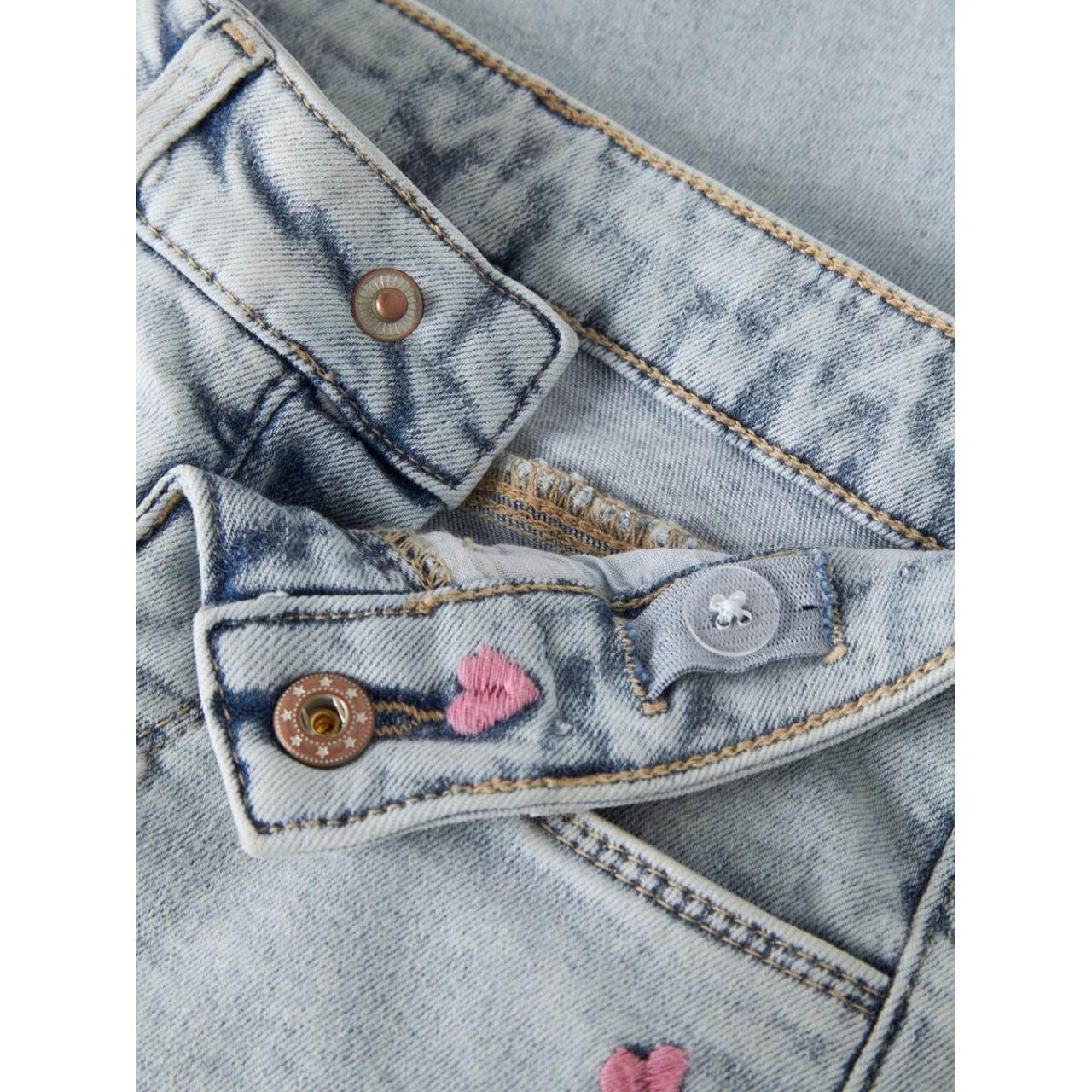 Παντελόνι τζιν κορίτσι name it-13250733-Light Blue Bleached Denim φωτογραφία