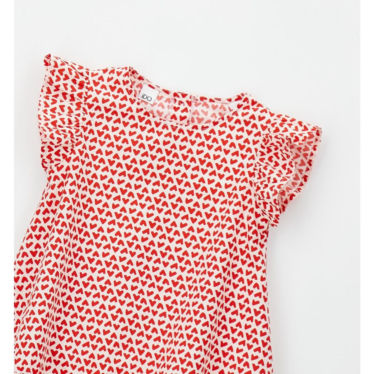 Φόρεμα υφασμάτινο κορίτσι I DO-4.G501/G1-6CAG-Red