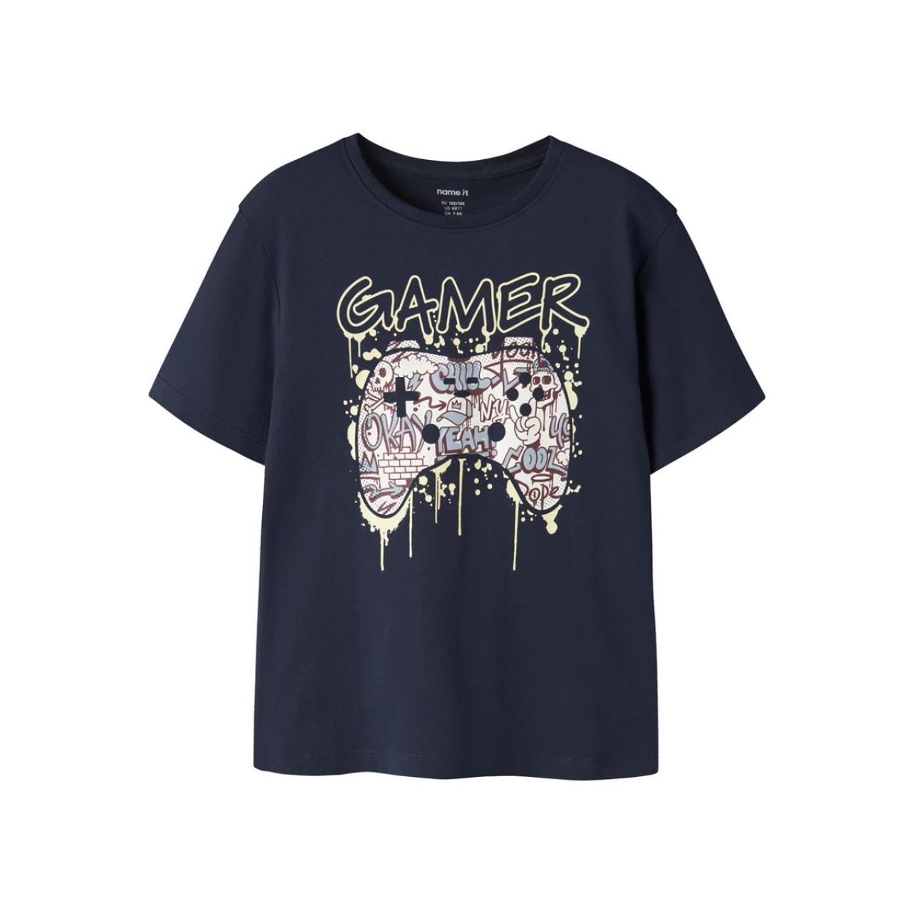 Μπλούζα μακό αγόρι name it-13259697-Navy Blazer