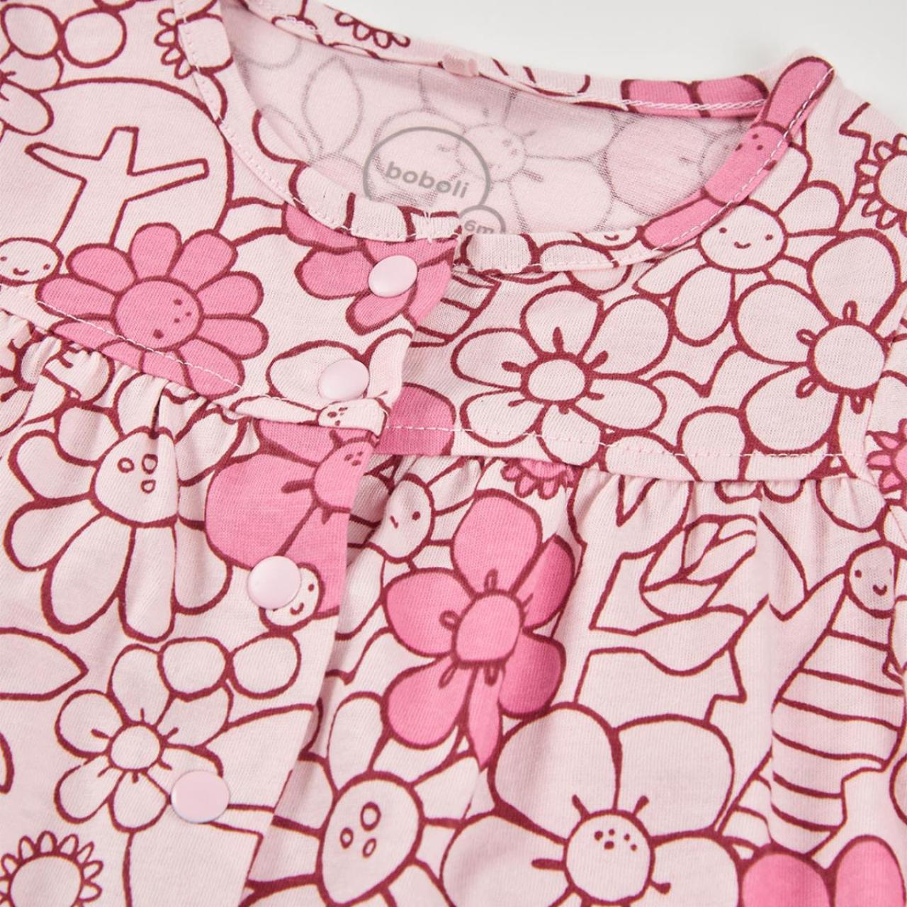 Φορμάκι μπεμπέ κορίτσι Boboli-133074-9827-Pink