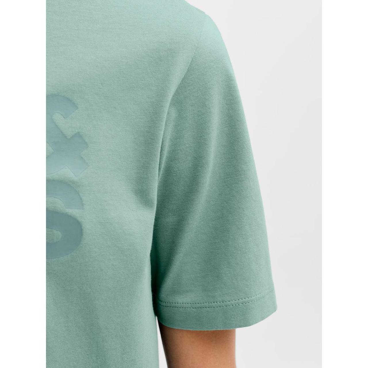 Μπλούζα μακό αγόρι Jack & Jones-12152730-Mineral Blue