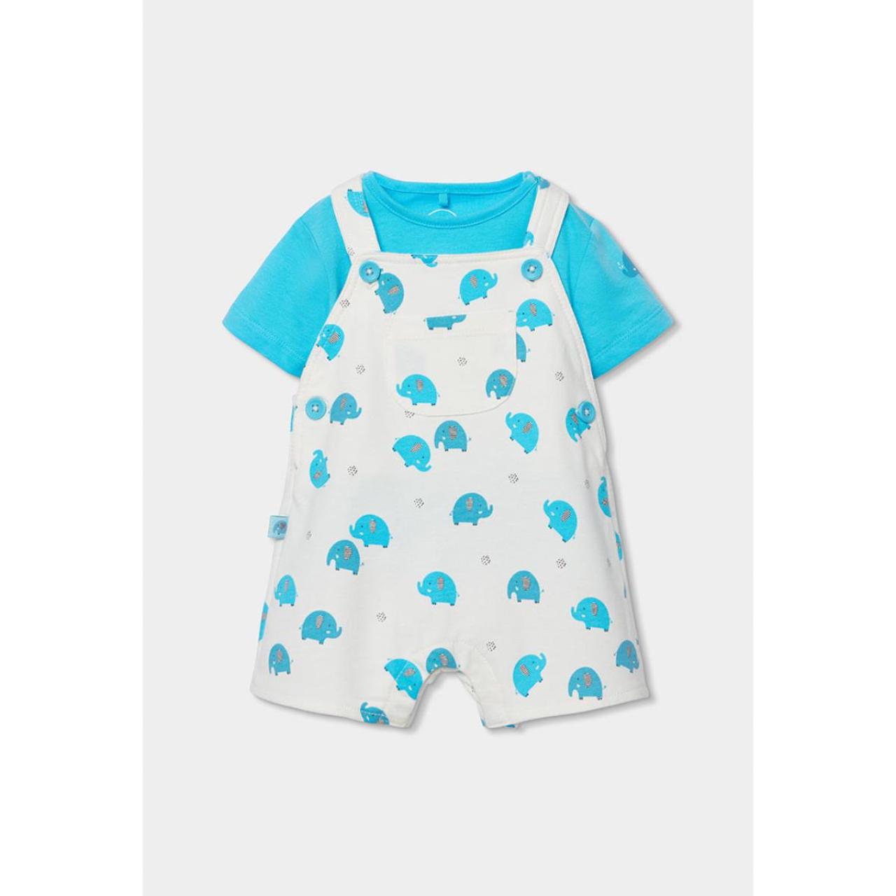 Σετ σαλοπέτα μπεμπέ αγόρι Boboli-213028-9834-White