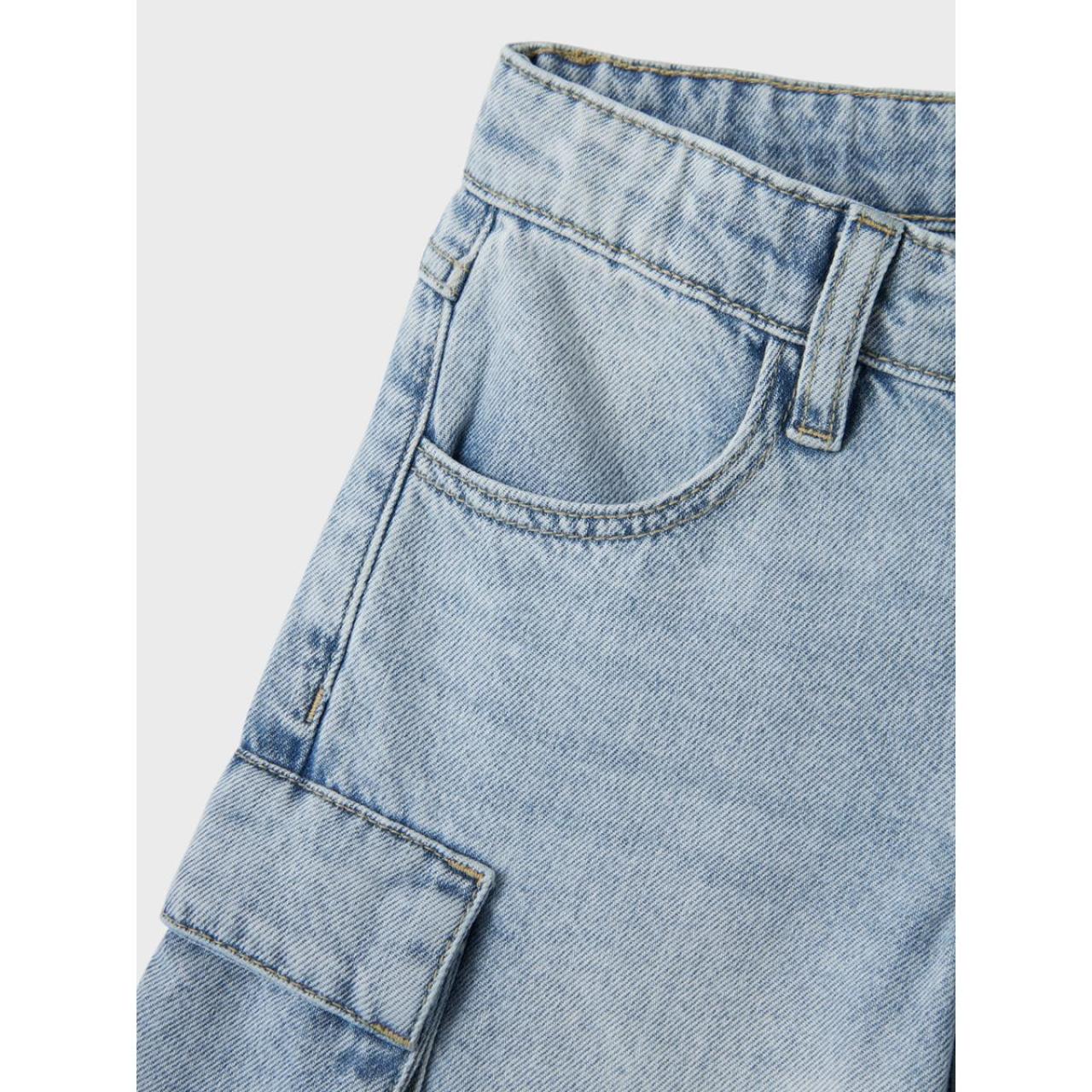 Παντελόνι τζιν κορίτσι name it-13237173-Light Blue Bleached Denim