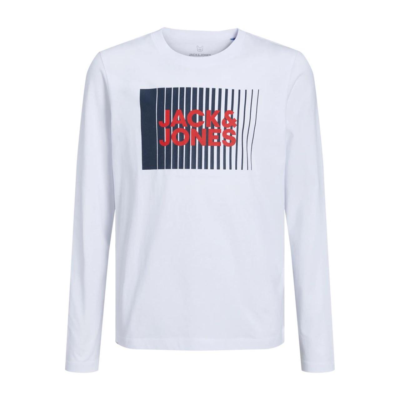 Μπλούζα μακό αγόρι Jack & Jones-12244209-White
