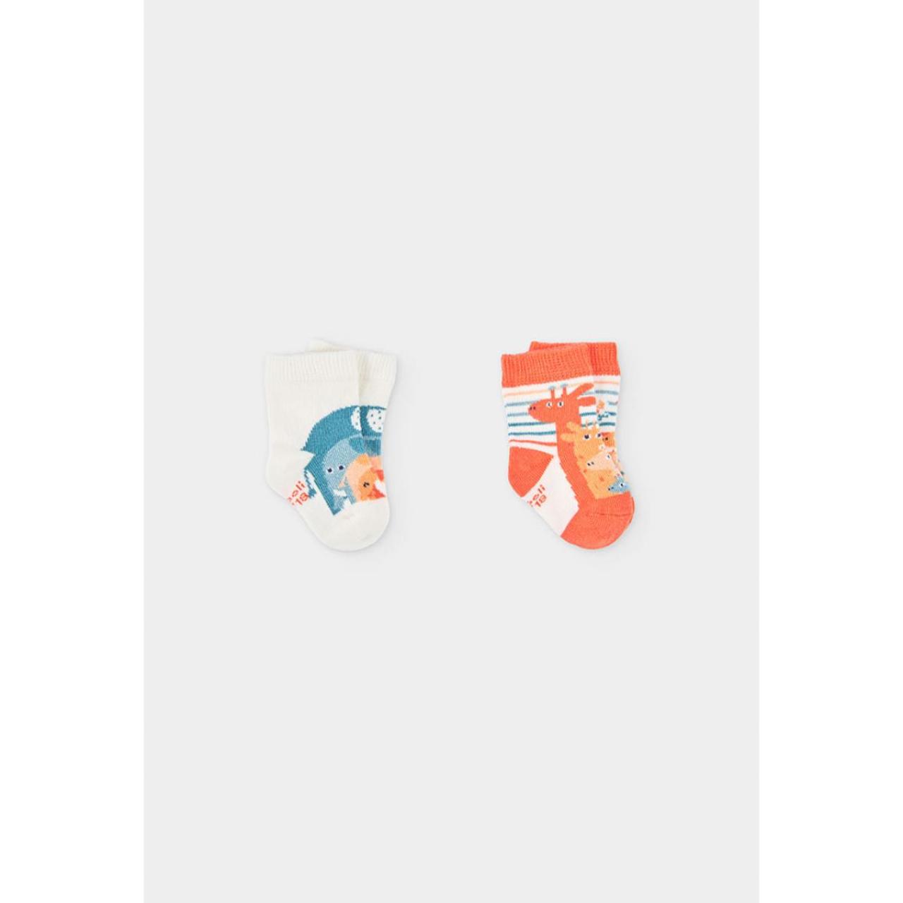 Κάλτσες μπεμπέ 2 τεμ. unisex Boboli-193003-3855-Multicolor