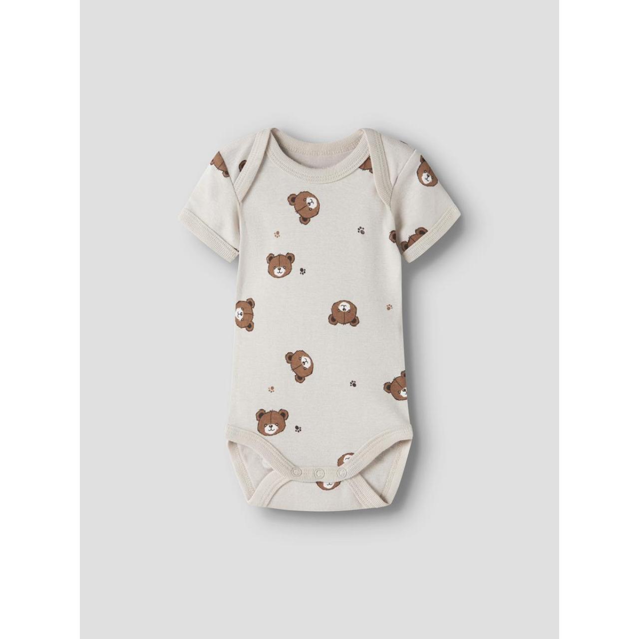 Φορμάκια εσώρουχα μπεμπέ σετ 3 τεμ. unisex name it-13252390-Pumice Stone