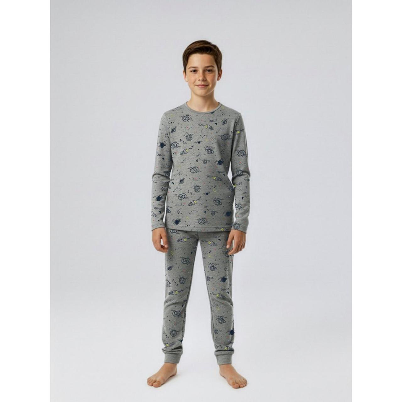 Πιτζάμα μακό αγόρι name it-13250831-Grey Melange