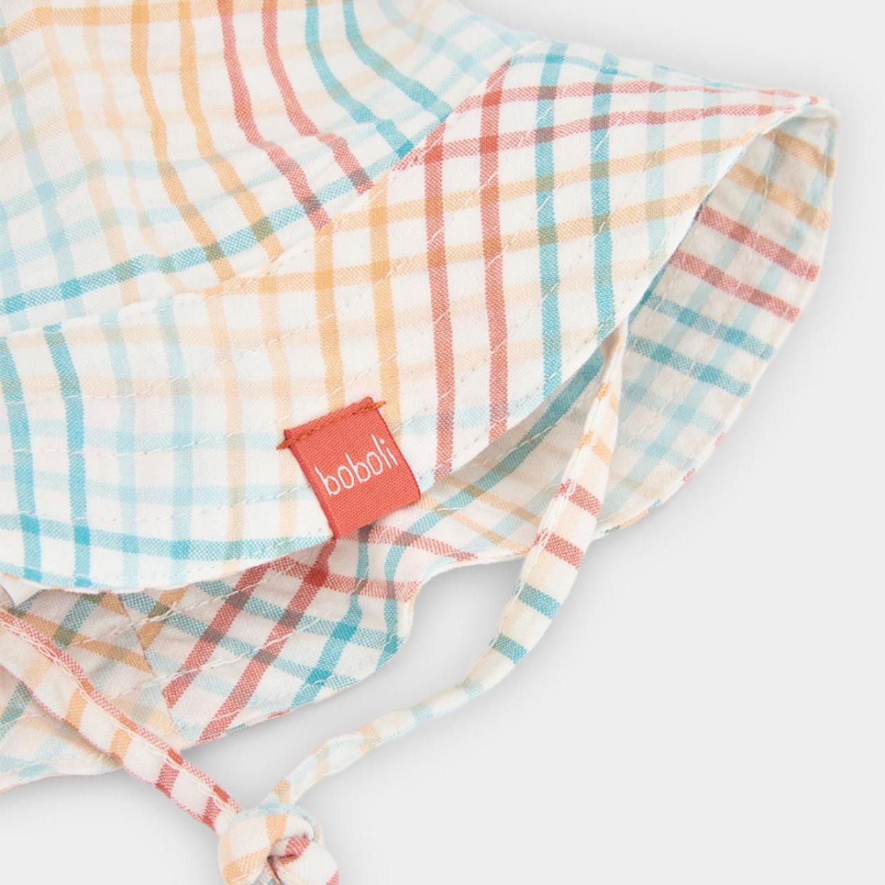 Καπέλο μπεμπέ υφασμάτινο μπεμπέ unisex Boboli-253101-9831-Multicolor φωτογραφία