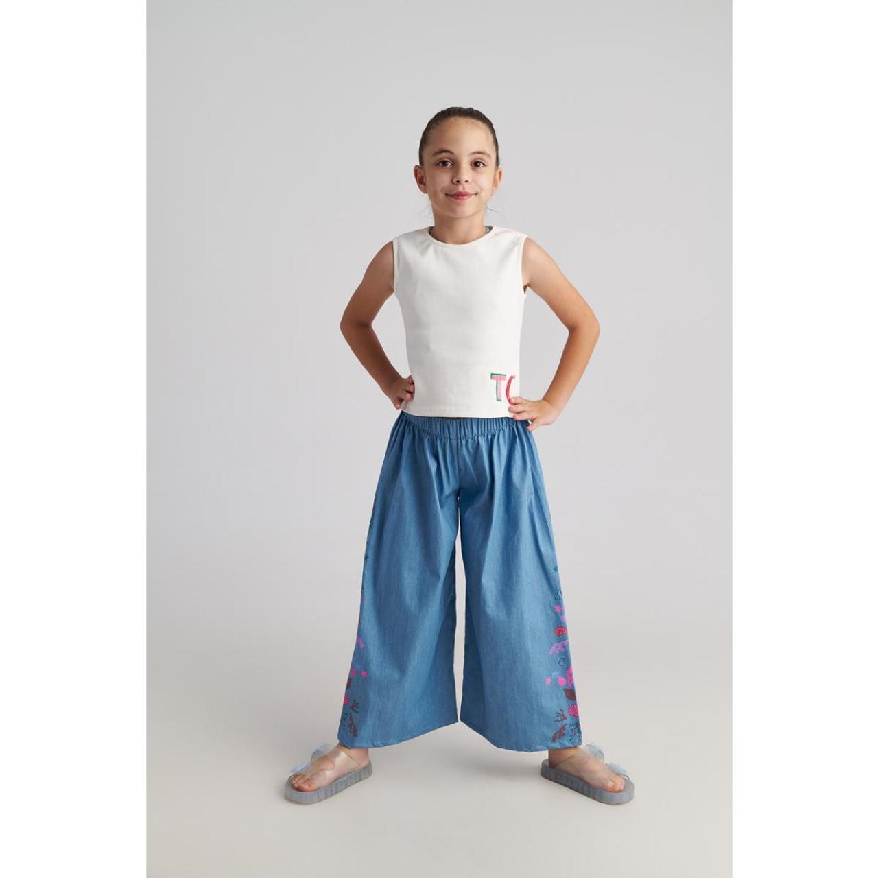 Σετ υφασμάτινο κορίτσι two in a castle-T7190-Denim