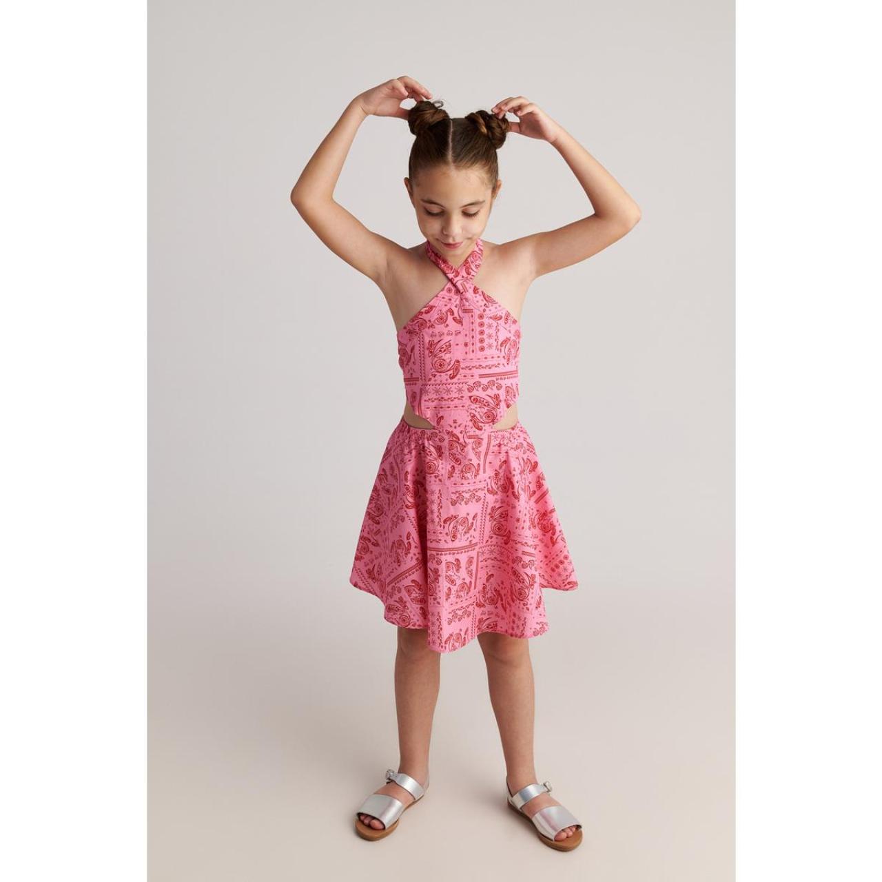 Φόρεμα υφασμάτινο κορίτσι two in a castle-T7072-Pink