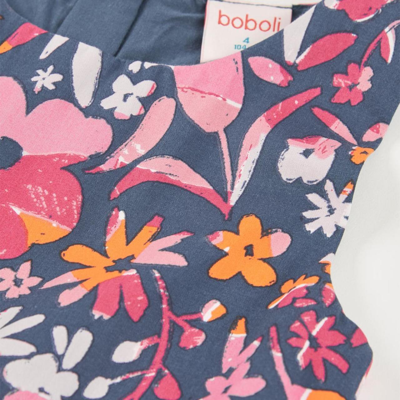 Φόρεμα υφασμάτινο κορίτσι Boboli-323031-9807-Multicolor