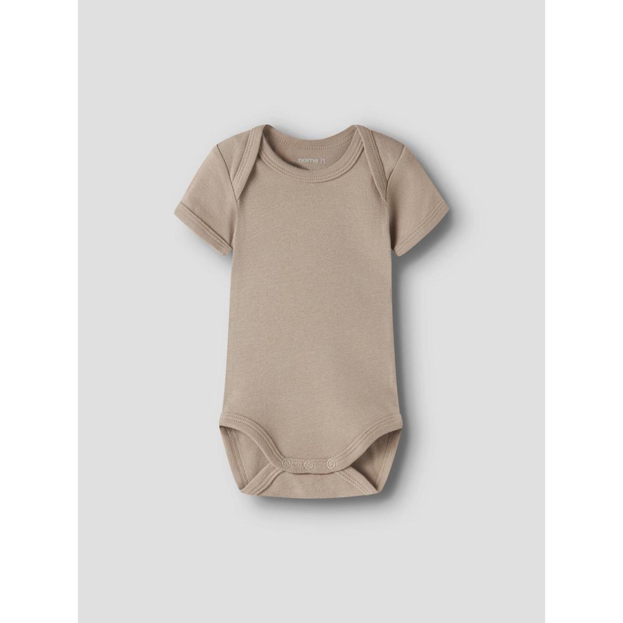 Φορμάκια εσώρουχα μπεμπέ σετ 3 τεμ. unisex name it-13252390-Pumice Stone