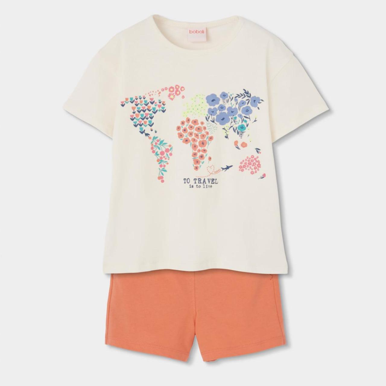 Σετ μακό κορίτσι Boboli-313186-8148-Ecru