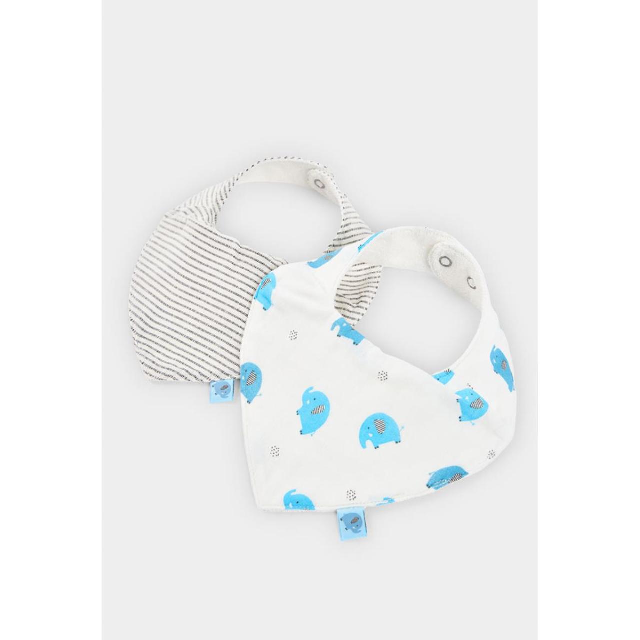 Σαλιάρες μπεμπέ 2 τεμ. αγόρι Boboli-213040-9834-White