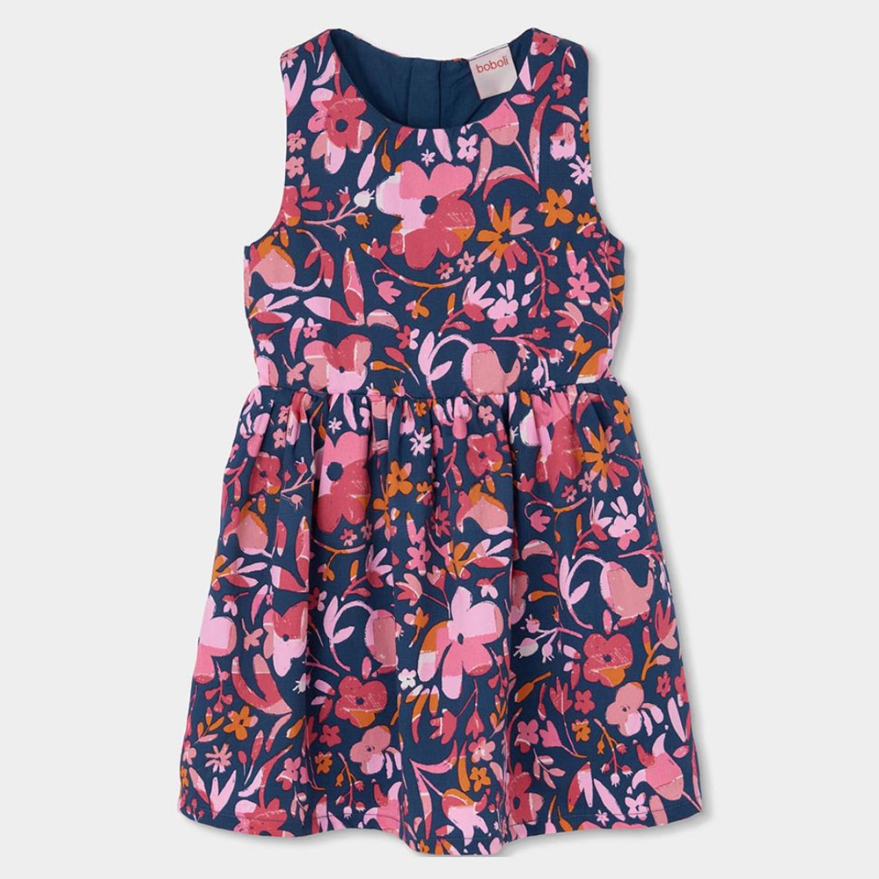 Φόρεμα υφασμάτινο κορίτσι Boboli-323031-9807-Multicolor