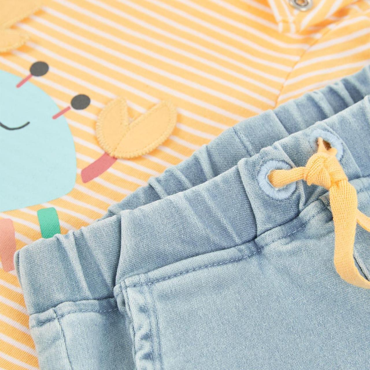 Σετ μπεμπέ μακό αγόρι Boboli-243098-9830-Yellow