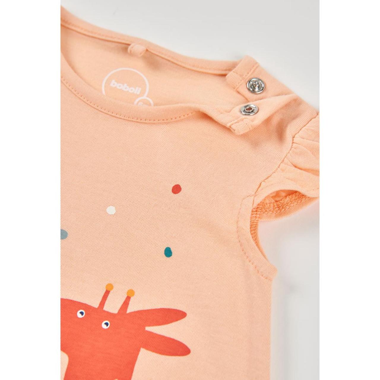 Φορμάκι μπεμπέ κορίτσι Boboli-153043-7450-Salmon