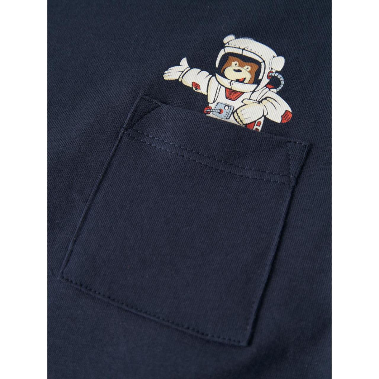 Μπλούζα μακό αγόρι name it-13255108-Navy Blazer