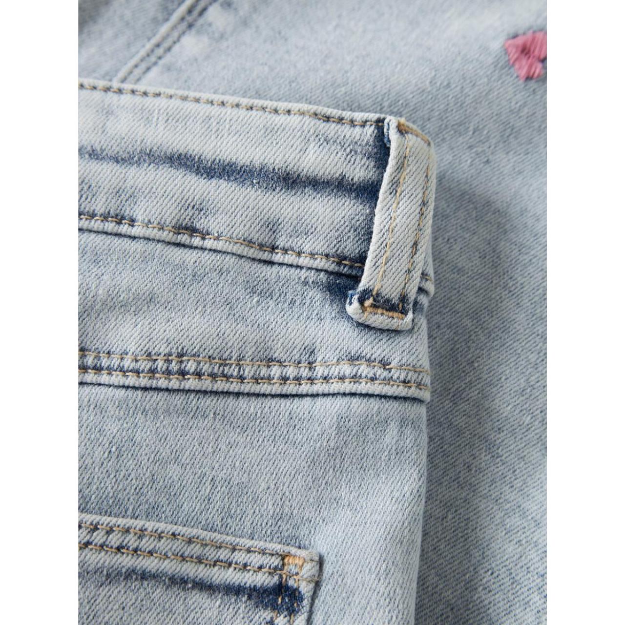 Παντελόνι τζιν κορίτσι name it-13250733-Light Blue Bleached Denim φωτογραφία