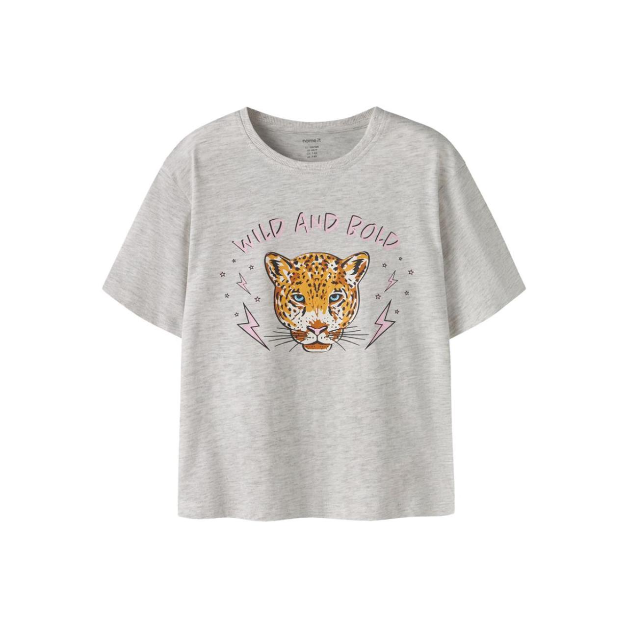 Μπλούζα μακό κορίτσι name it-13251213-Light Grey Melange