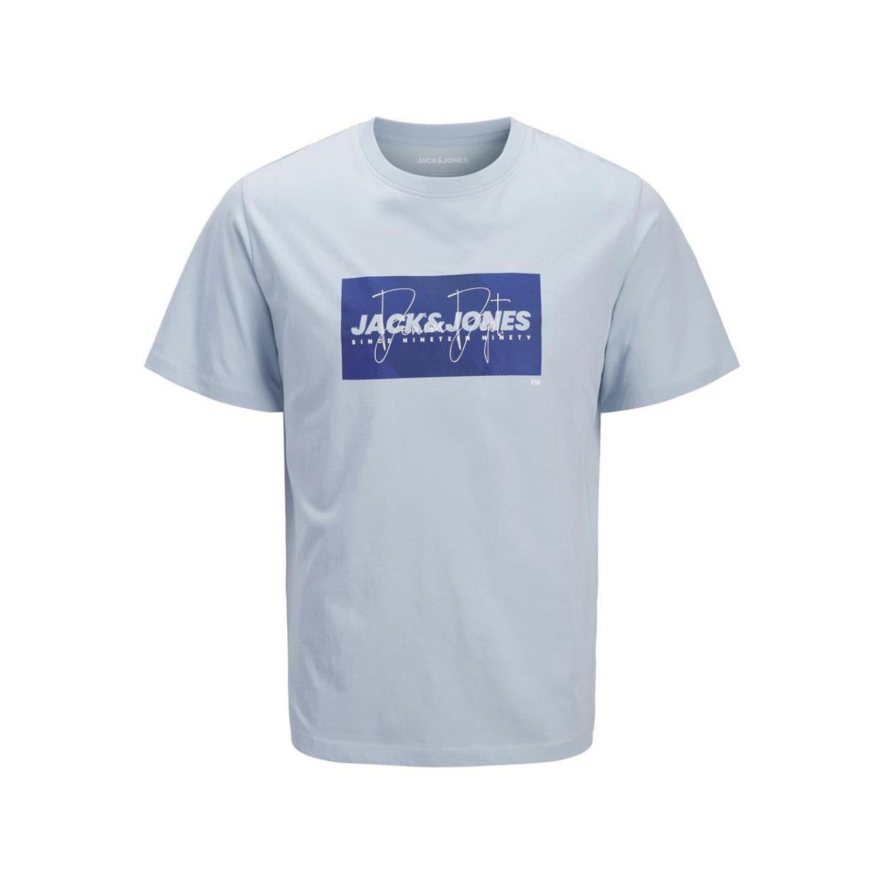 Μπλούζα μακό αγόρι Jack & Jones-12289945-Celestial Blue