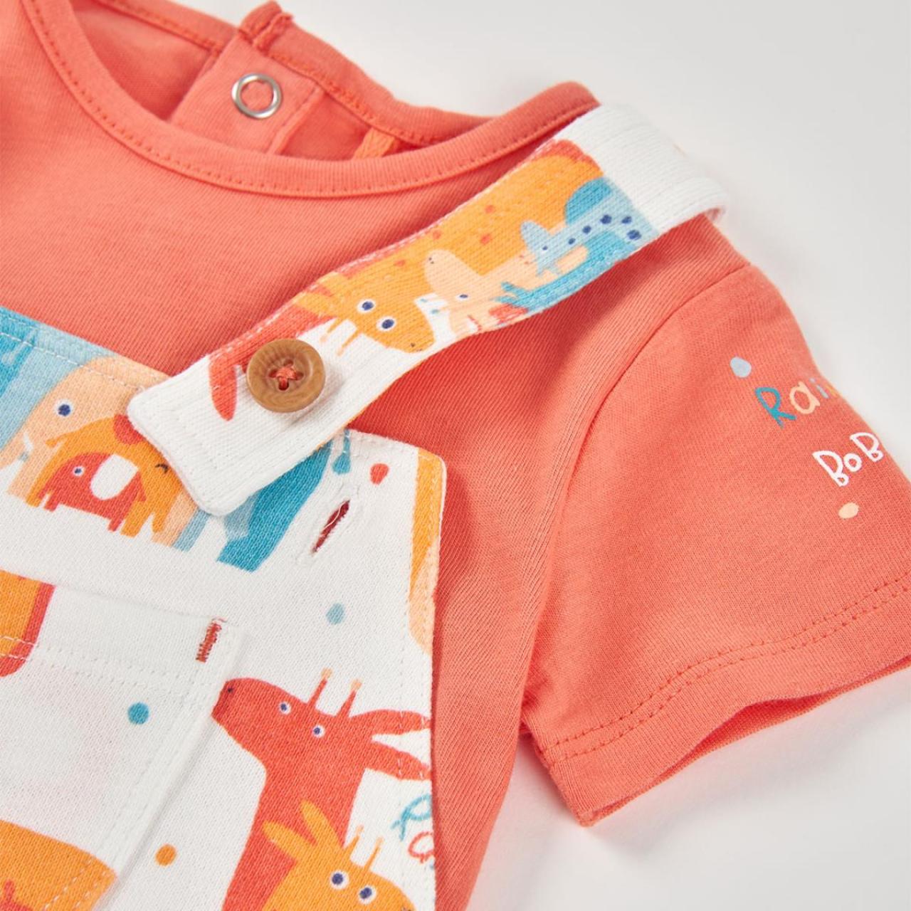 Σετ σαλοπέτα μπεμπέ αγόρι Boboli-253112-9833-Multicolor