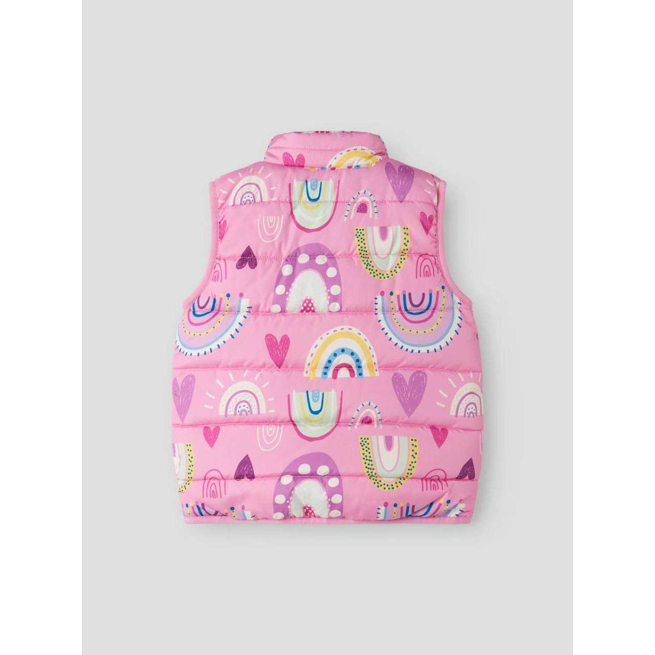 Μπουφάν αμάνικο κορίτσι name it-13237541-Fuchsia Pink