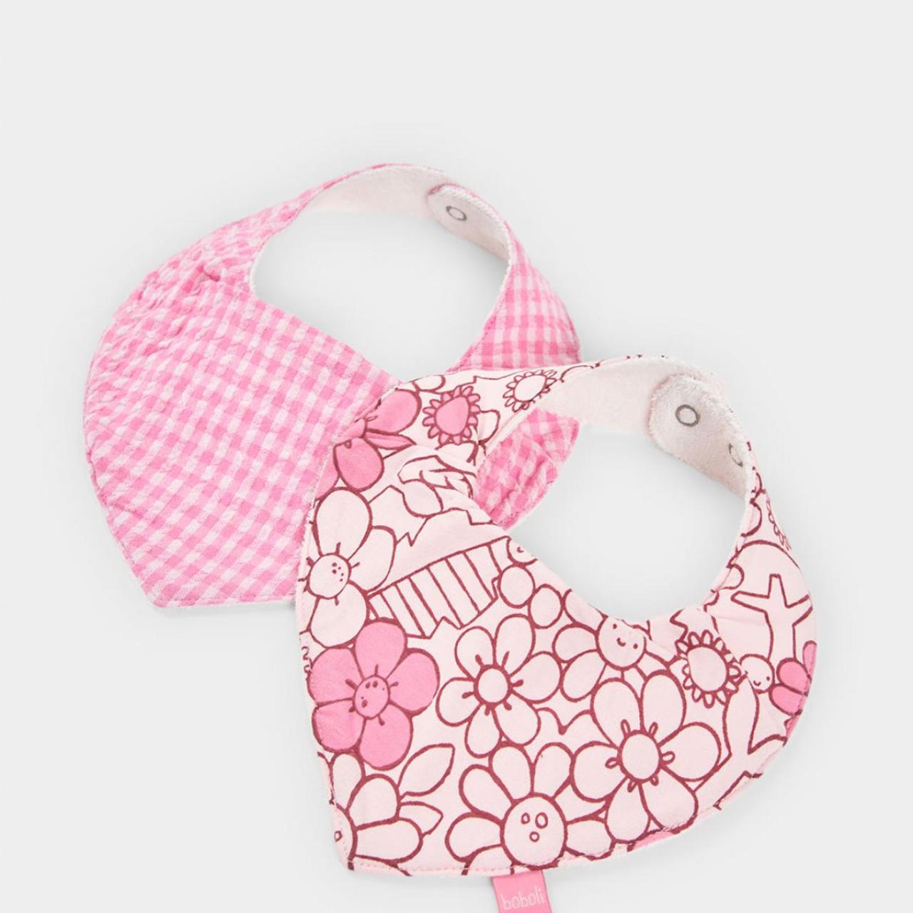 Σαλιάρες μπεμπέ 2 τεμ. κορίτσι Boboli-133096-9827-Pink