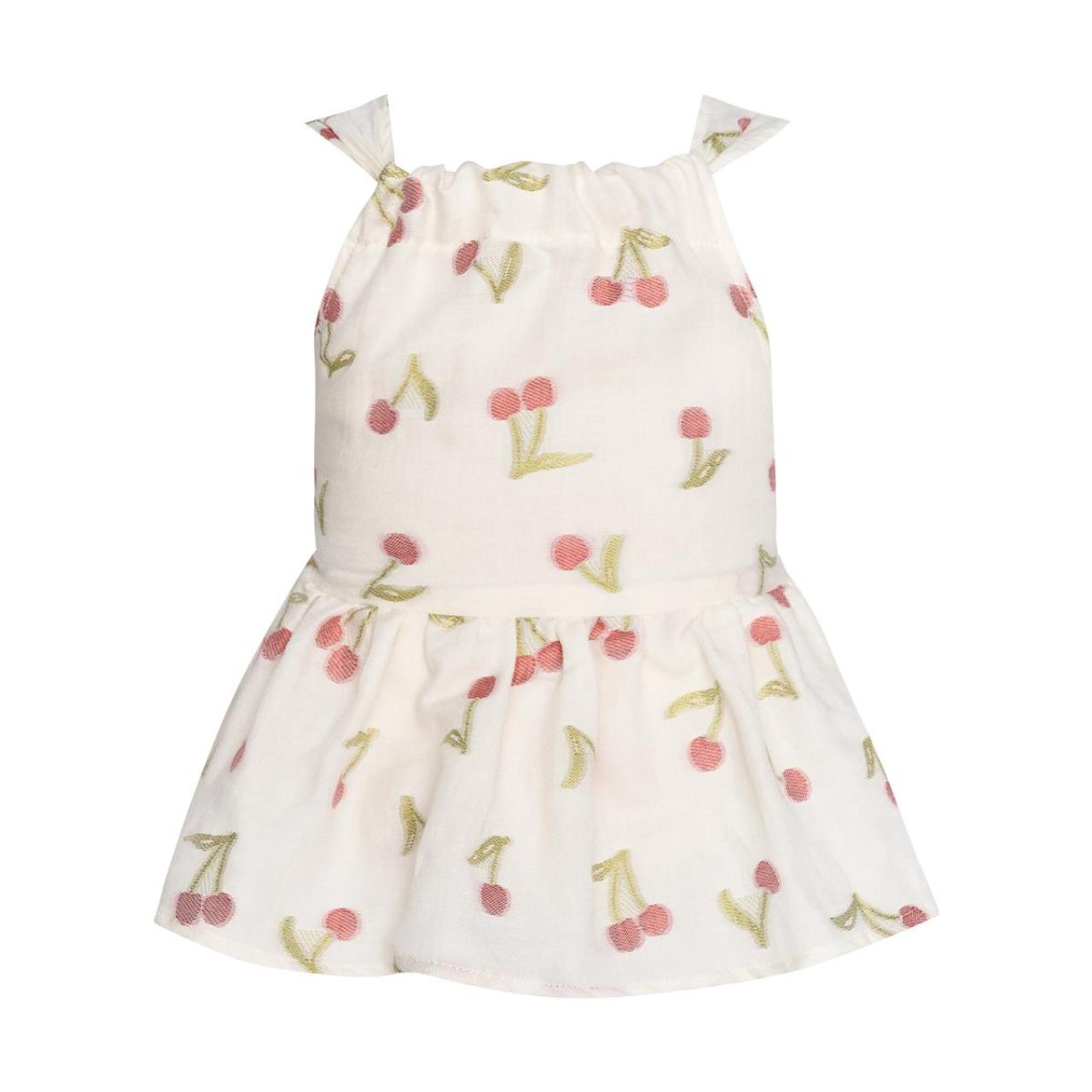 Φόρεμα υφασμάτινο μπεμπέ κορίτσι two in a castle-T7076-Ecru