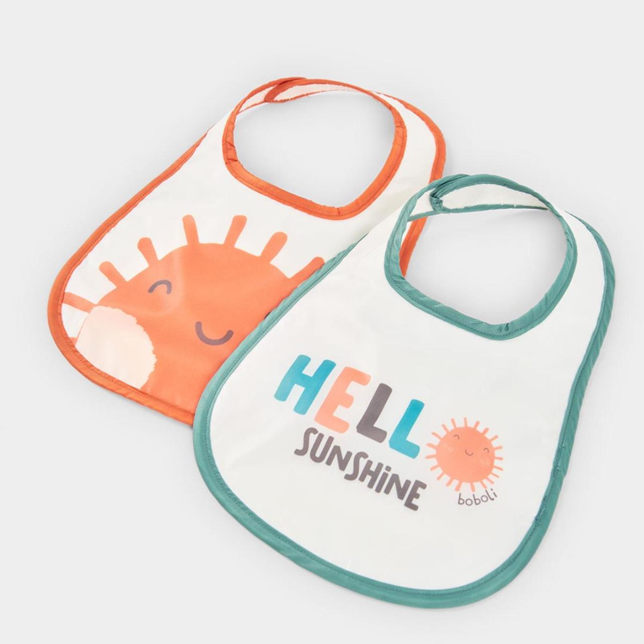 Σαλιάρες μπεμπέ 2 τεμ. unisex Boboli-223096-1111-White