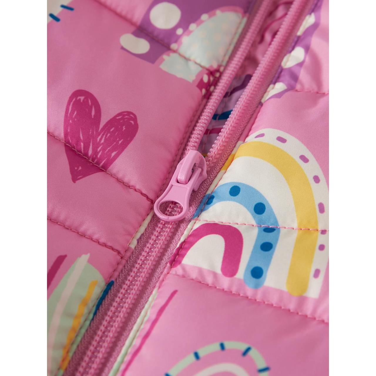 Μπουφάν αμάνικο κορίτσι name it-13237541-Fuchsia Pink