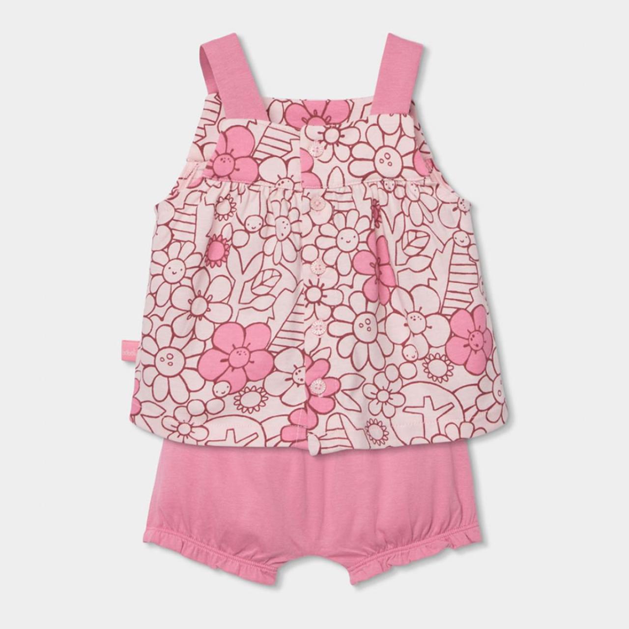 Σετ μπεμπέ μακό μπεμπέ κορίτσι Boboli-133029-9827-Pink