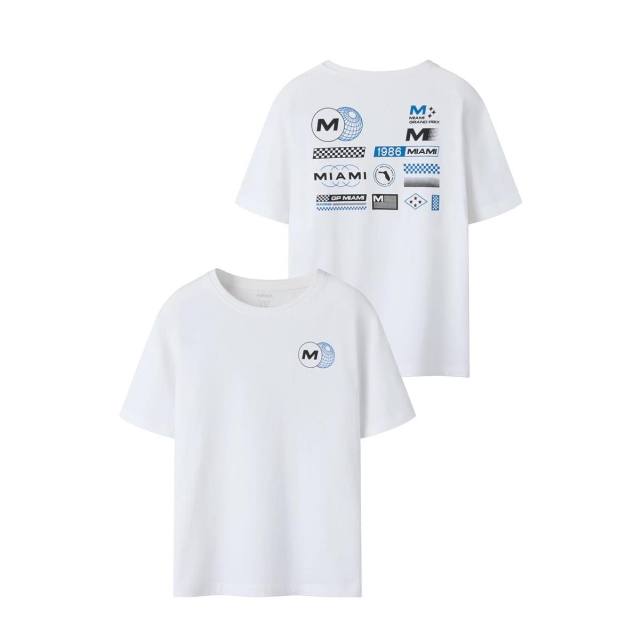 Μπλούζα μακό αγόρι name it-13250961-Bright White