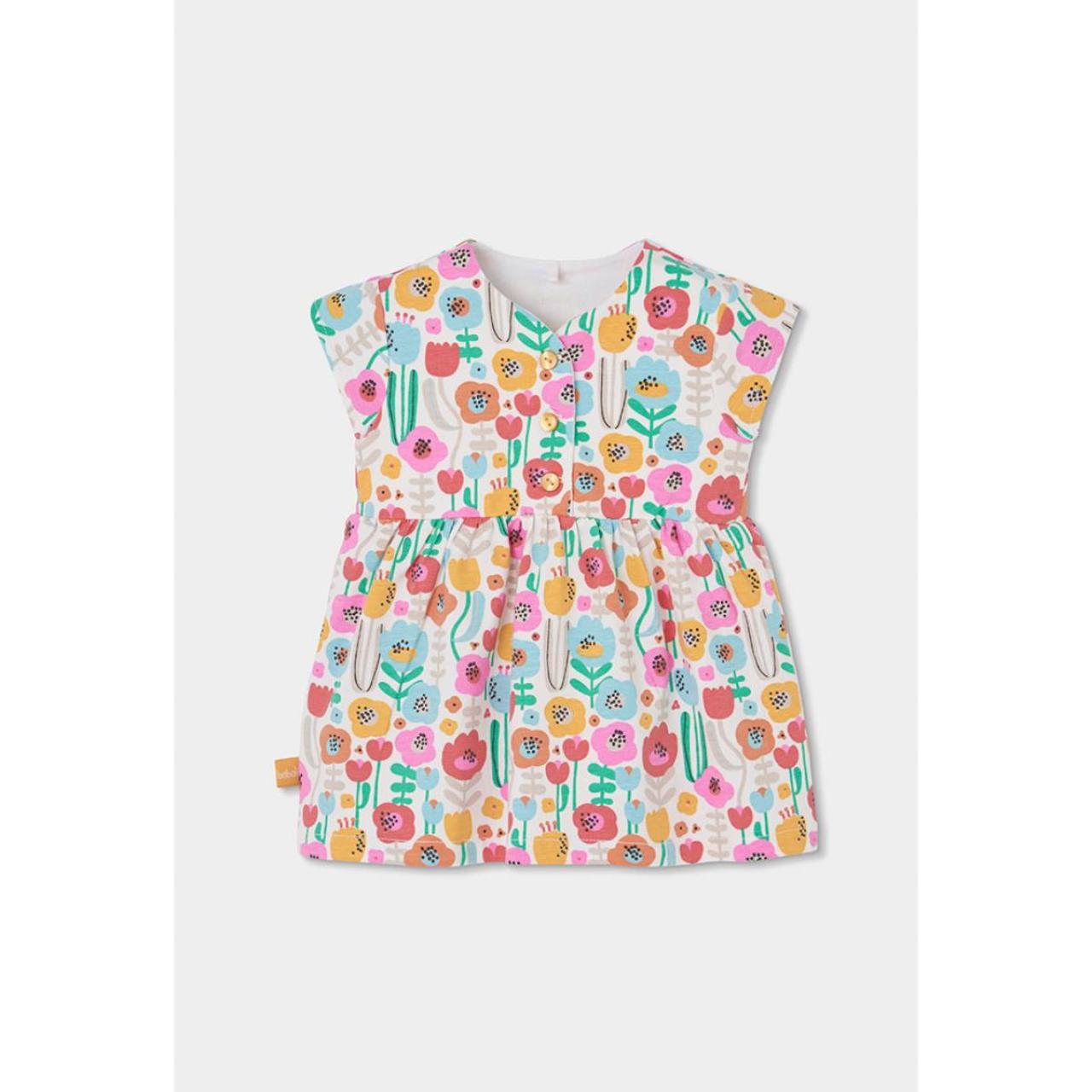 Φόρεμα μακό μπεμπέ κορίτσι Boboli-143064-9829-Multicolor