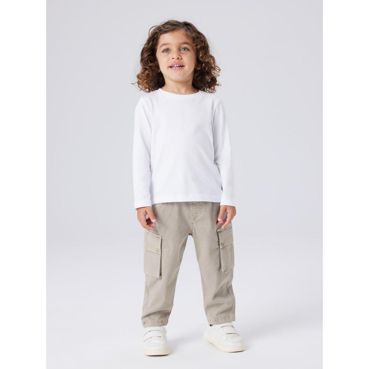 Παντελόνι σαλβάρι cargo αγόρι name it-13252021-Chinchilla