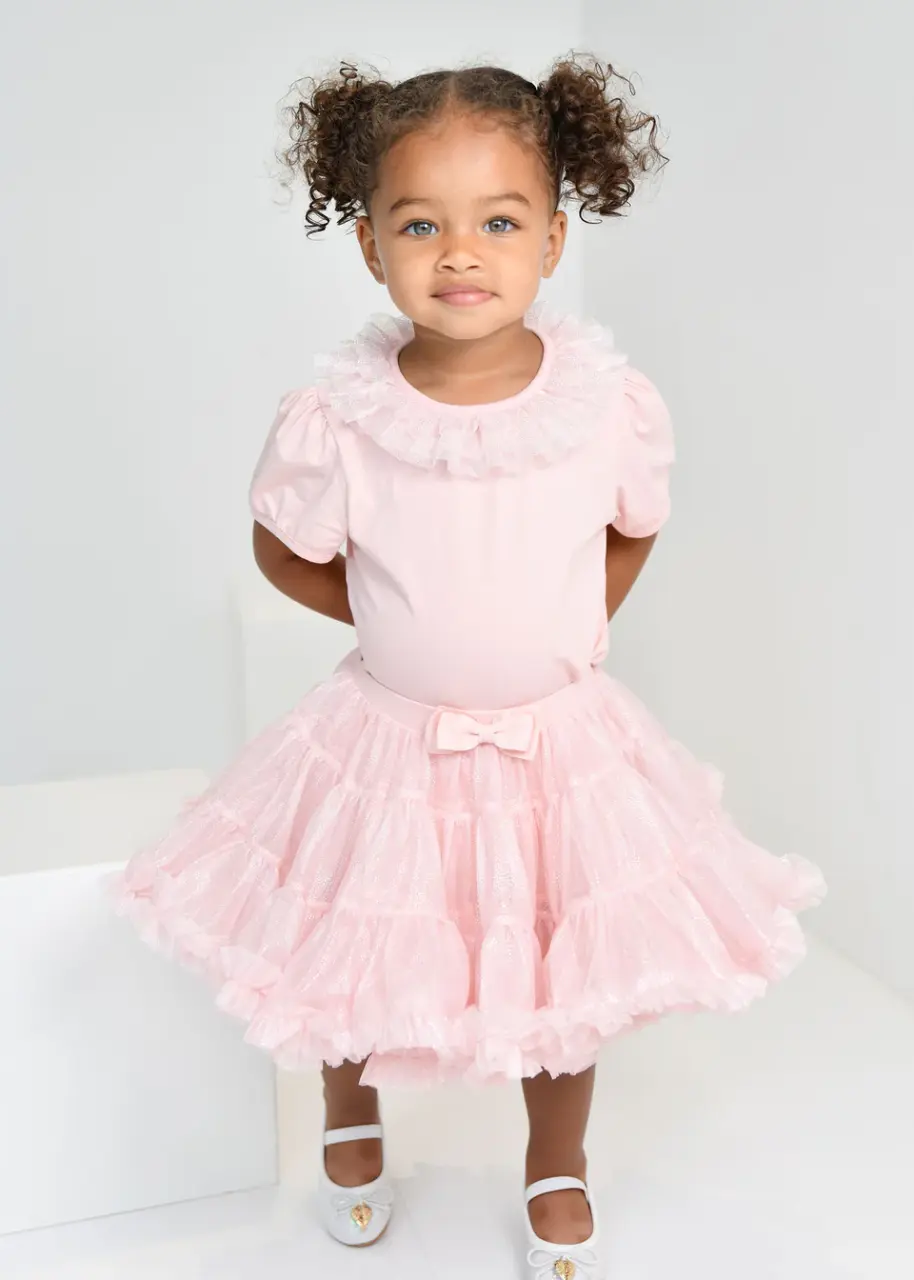 Φούστα μπεμπέ tutu κορίτσι Angel's Face-Pixie Sparkle Baby Tutu-Sweet Blush