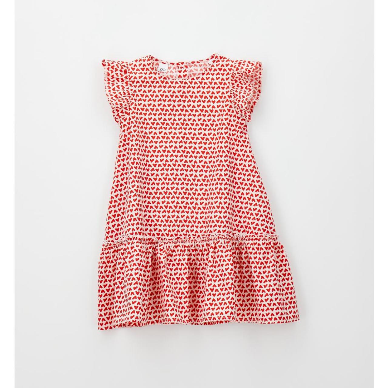 Φόρεμα υφασμάτινο κορίτσι I DO-4.G501/G1-6CAG-Red