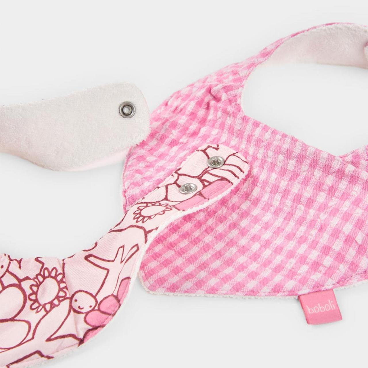Σαλιάρες μπεμπέ 2 τεμ. κορίτσι Boboli-133096-9827-Pink φωτογραφία