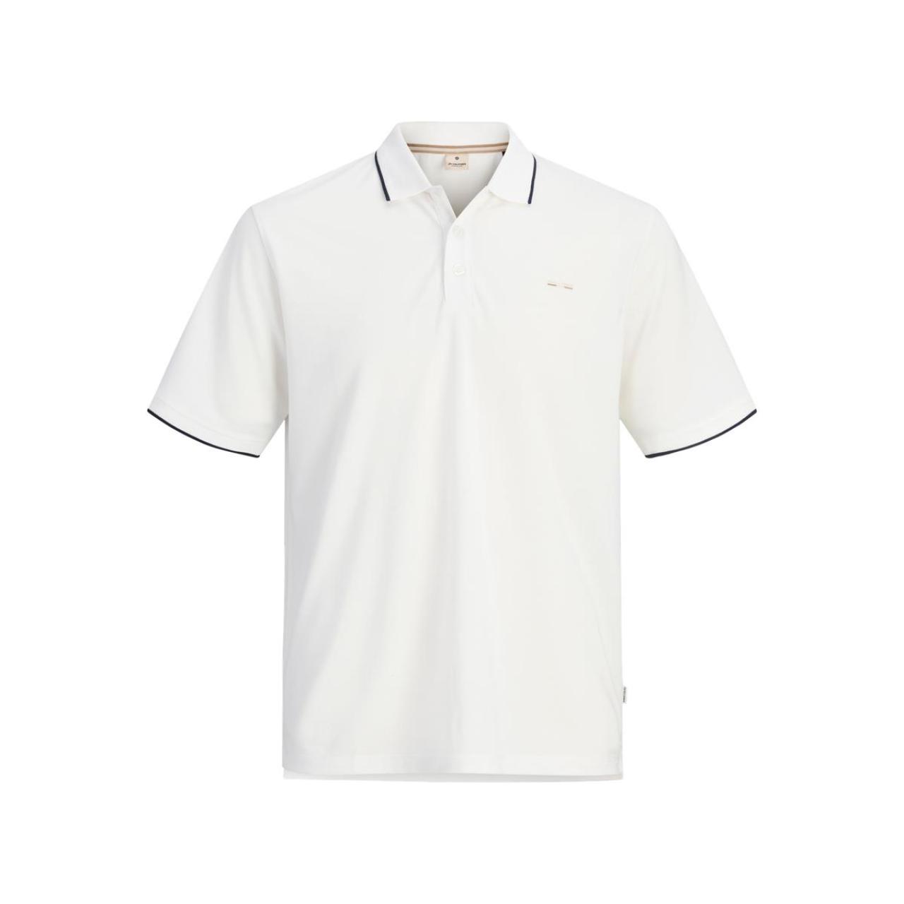 Μπλούζα πικέ πόλο αγόρι Jack & Jones-12279751-Cloud Dancer