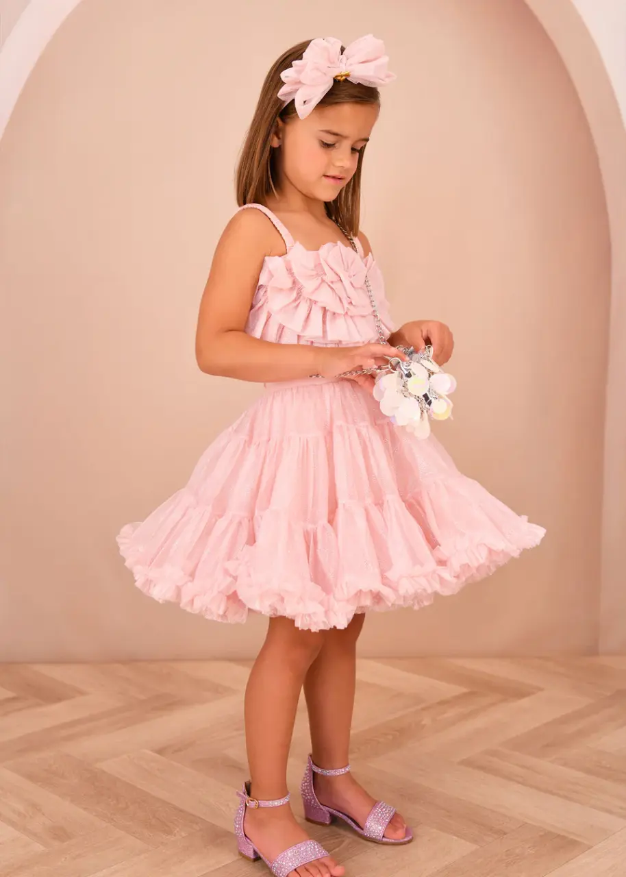 Φούστα tutu κορίτσι Angel's Face-Pixie Sparkle Tutu Skirt-Sweet Blush