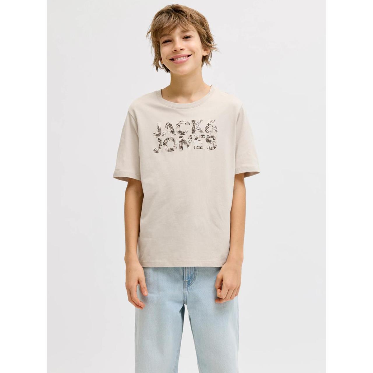 Μπλούζα μακό αγόρι Jack & Jones-12289257-Moonbeam